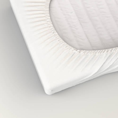 Wehkamp Home jersey hoeslaken Ecru Effen 120*200 | Hoeslaken van