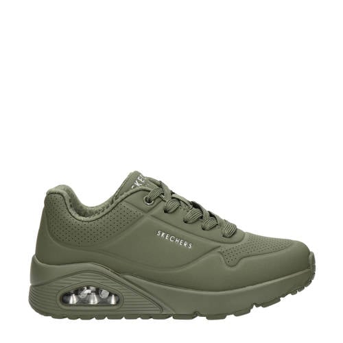 Skechers Sketchers sneakers olijfgroen Jongens/Meisjes Synthetisch - maat 32 afbeelding