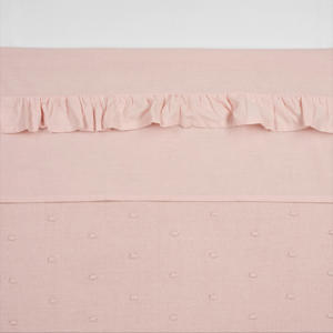 baby ledikantlaken Ruffle 100x150 Soft Pink