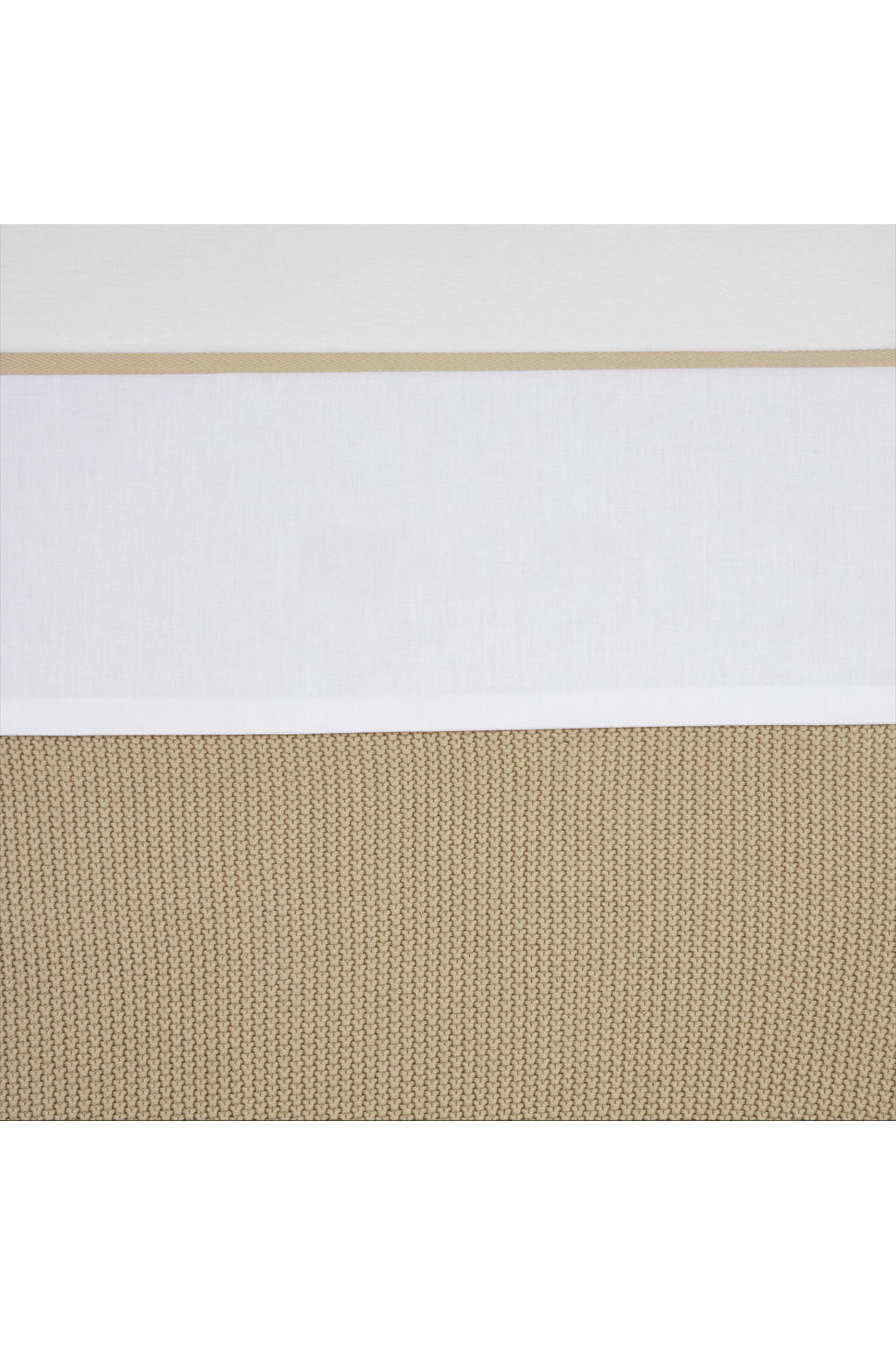 Meyco baby ledikantlaken Bies 100x150cm Sand
