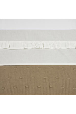 baby ledikantlaken Ruffle 100x150 Offwhite