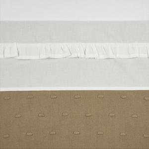 baby ledikantlaken Ruffle 100x150 Offwhite
