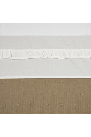baby ledikantlaken Ruffle 100x150 Offwhite