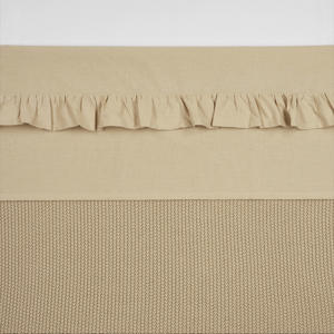 baby ledikantlaken Ruffle 100x150 Sand