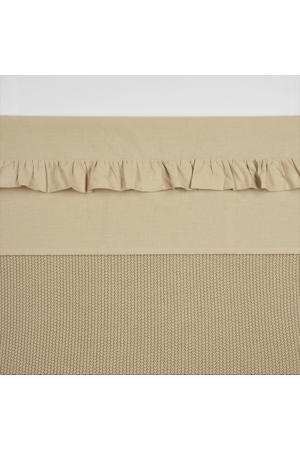 baby ledikantlaken Ruffle 100x150 Sand