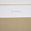 Meyco baby wieglaken Ssst...ik slaap!! 75x100 Sand