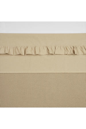 baby wieglaken Ruffle 75x100 Sand