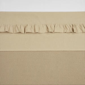 baby wieglaken Ruffle 75x100 Sand