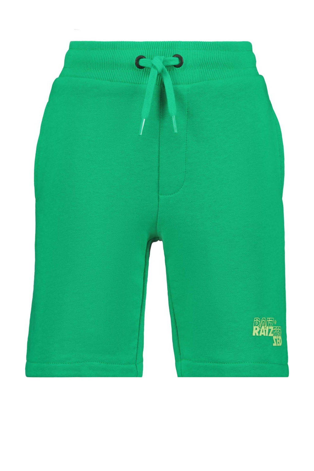 Groene jongens Raizzed regular fit short Brennon van katoen met logo dessin