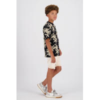 thumbnail: Vingino gebloemd T-shirt Hugi zwart