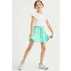 WE Fashion skort van polyester groen