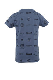 thumbnail: Born by Kiddo United T-shirt Pepijn met all over print blauw
