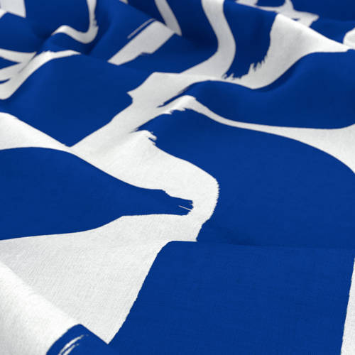 Wehkamp Home katoenen dekbedovertrek 1 persoons (140x220 cm) Blauw Camouflage