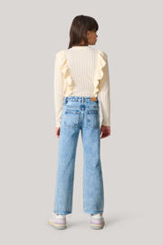 thumbnail: Shoeby strass wide leg jeans medium stonewashed