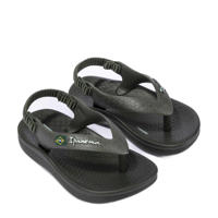 thumbnail: Ipanema Anatomic Soft Baby  teenslippers met hielbandje donkergroen