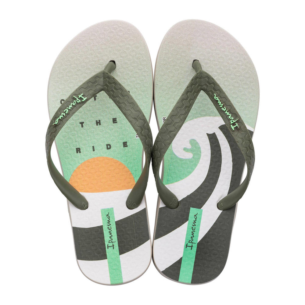 Groene jongens Ipanema Classic teenslippers van rubber