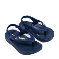 thumbnail: Ipanema Anatomic Soft Baby  teenslippers met hielbandje donkerblauw