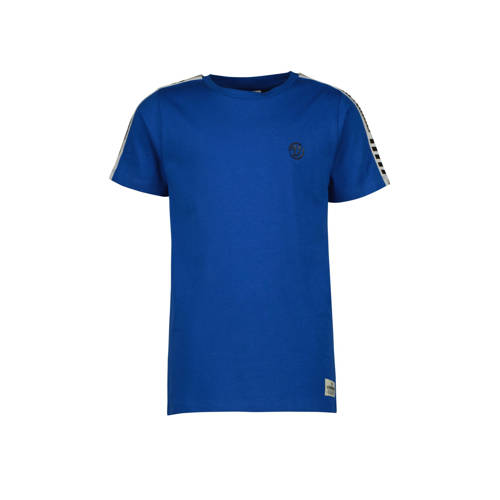 Vingino T-shirt HUBEL blauw Jongens Katoen Ronde hals Effen