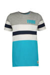 Lichtblauw/grijs/donkerblauw/wit