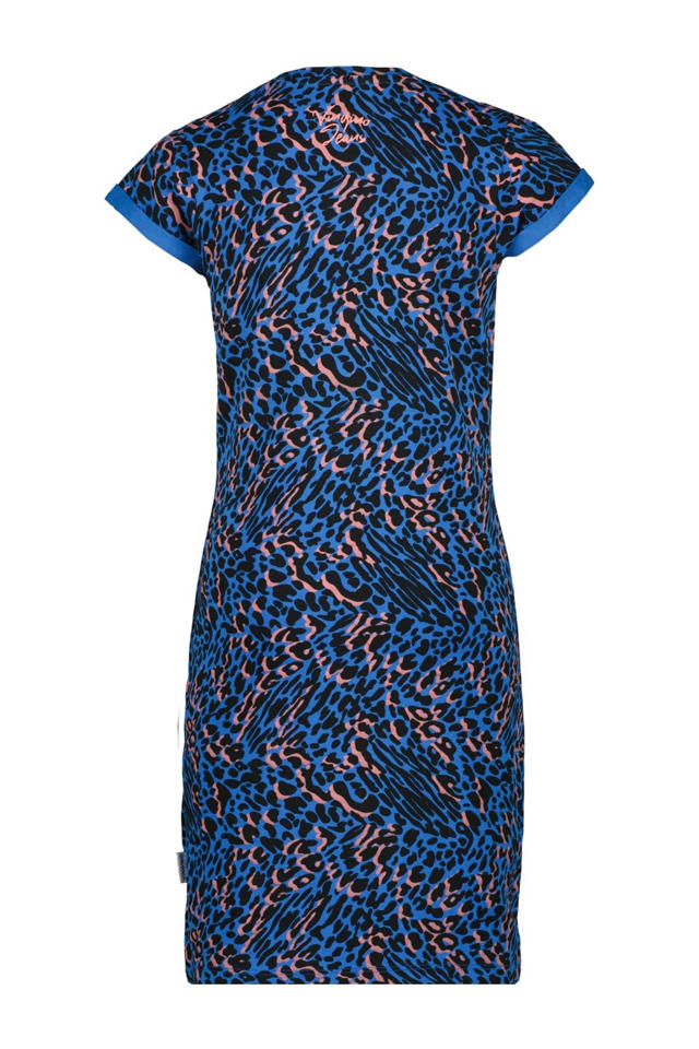 Aaiko Broderie Jurk Zwart Vingino Jurk PAM Met Panterprint