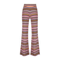 thumbnail: Vingino gestreepte flared broek Shanna roze