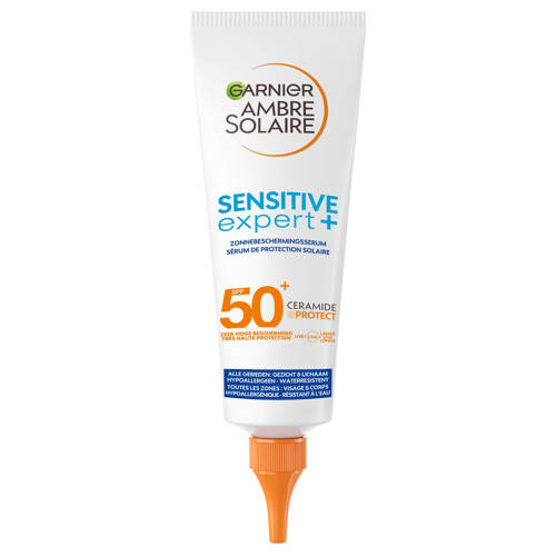 Garnier Ambre Solaire Sensitive Expert zonbeschermingsserum zonnebrand SPF 50+ - 125 ml Wit