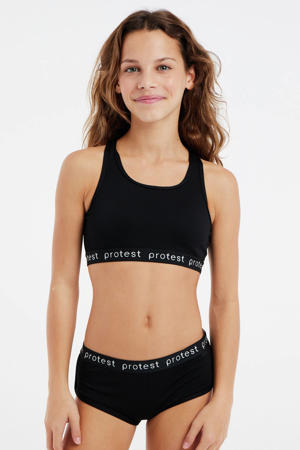 crop bikini PRTBEAU JR zwart