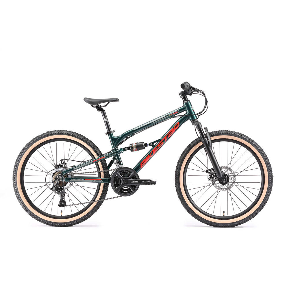 BikeStar MTB Fully kinderfiets 24 inch blauw