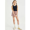 WE Fashion ribgebreide  top donkerblauw