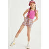 WE Fashion ribgebreide  top fuchsia