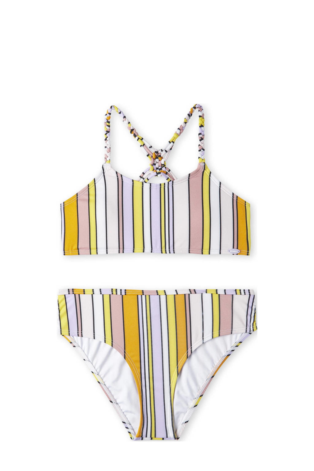 O'Neill crop bikini Tropics lila/geel/oranje