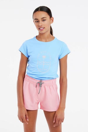 strandshort PRTEVI JR roze