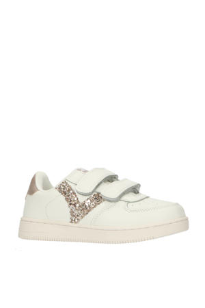   sneakers wit/roze