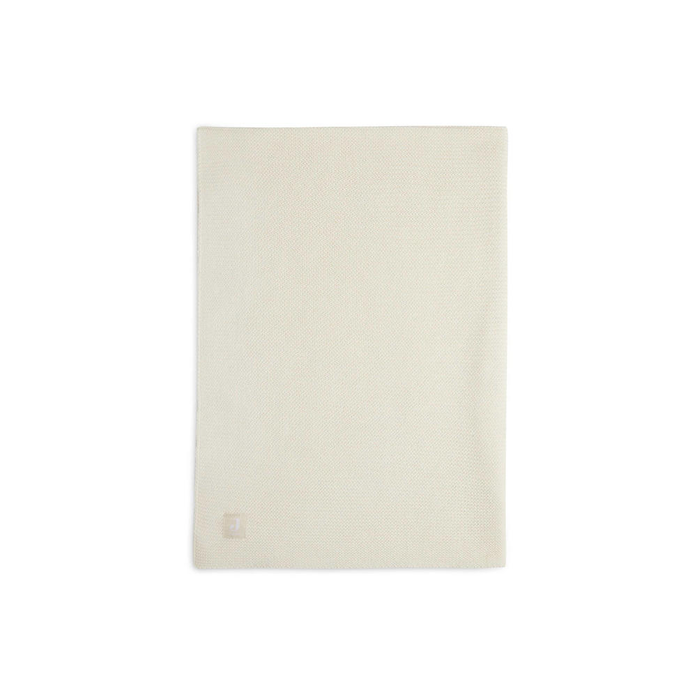 Jollein baby wiegdeken 75x100 cm Basic Knit Ivory