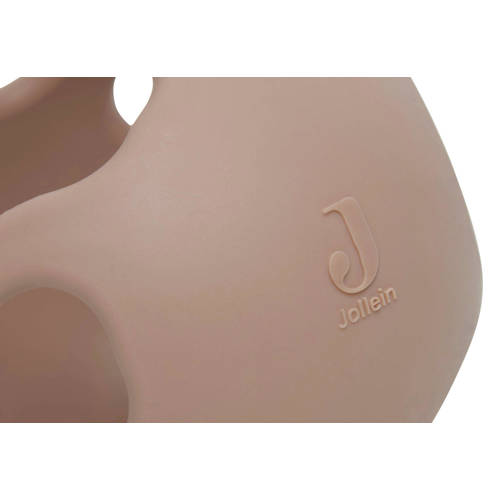Jollein siliconen bijtring bal 9 5 cm Biscuit Bruin 9.5