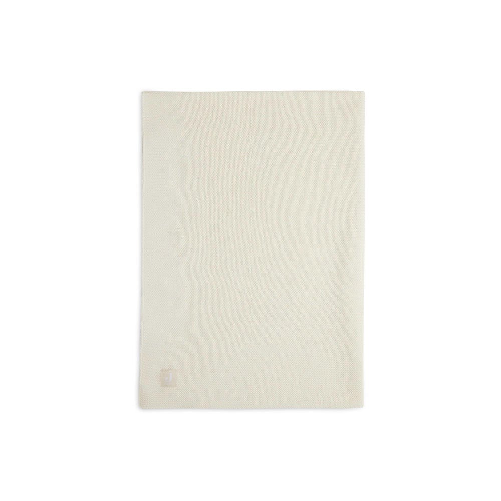 Jollein baby ledikant deken 100x150 cm Basic Knit Ivory
