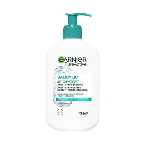Garnier Skinactive Hyaluronzuur, Ceramide & Klei hydraterende gezichtsreiniger - 250 ml Face wash