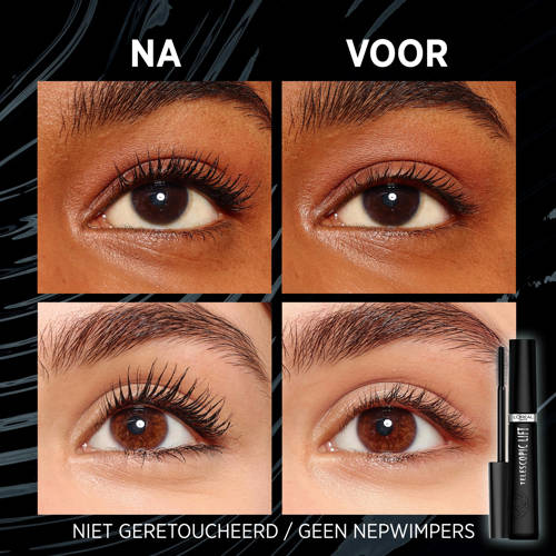 L'Oréal Paris Telescopic Lift mascara zwart | Mascara van