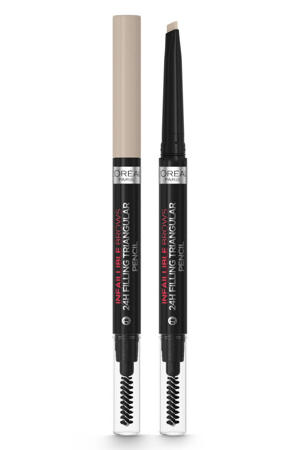 24H Filling Triangular Pencil wenkbrauwpotlood - 8.0 Light Cool Blond