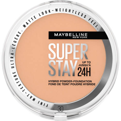 Maybelline New York SuperStay 24H Hybrid Powder Foundation poeder foundation - kleur 30