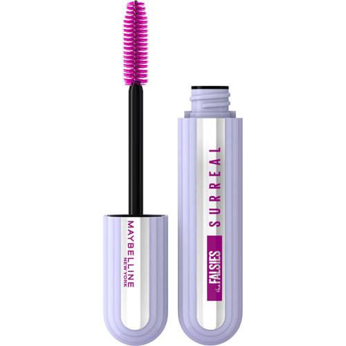 Maybelline New York The Falsies Surreal Extensions waterproof mascara Blackest Black zwart 10 ml