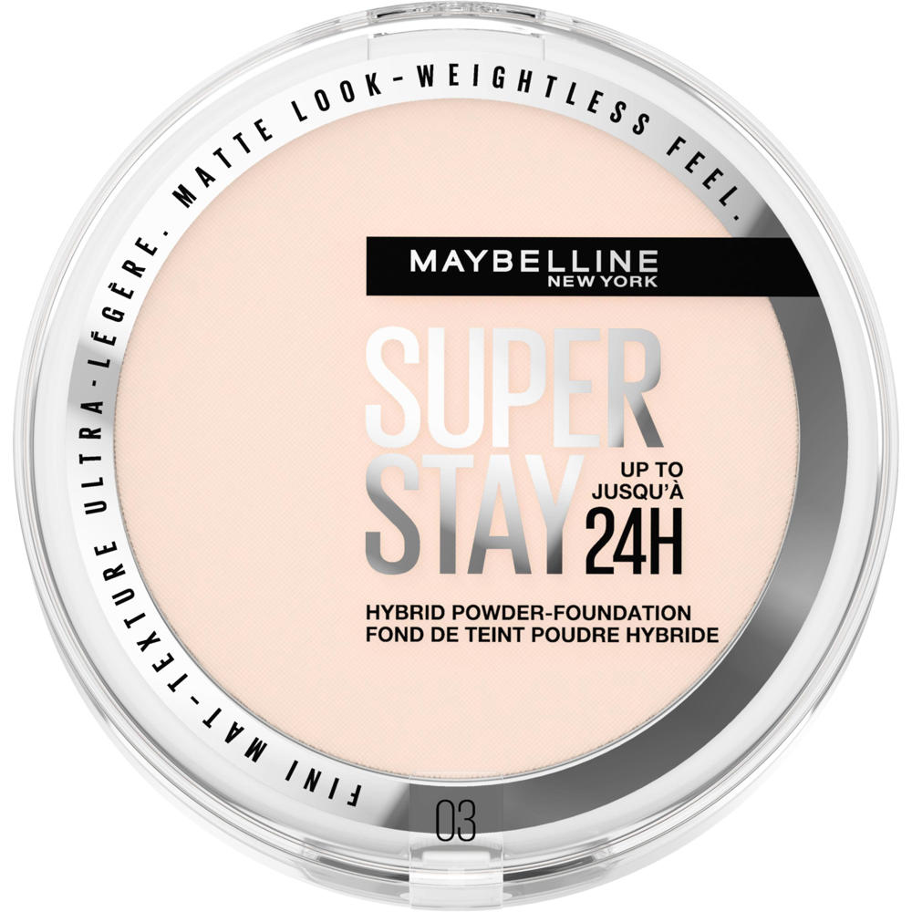 Maybelline New York SuperStay 24H Hybrid matte poeder foundation - 03
