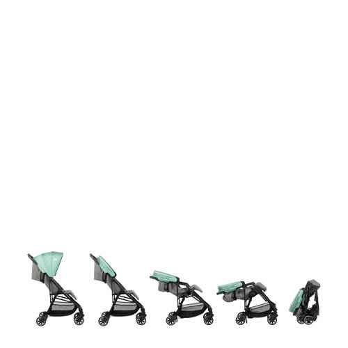 BebeConfort kinderwagen Teeny 3D Jade Mist Grijs | Kinderwagen van