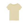 NAME IT KIDS ribgebreid T-shirt NKFVEMMA lichtgeel