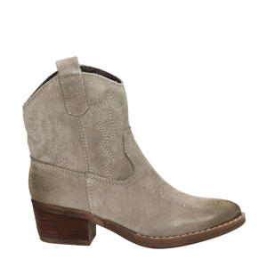   suède cowboylaarzen zand