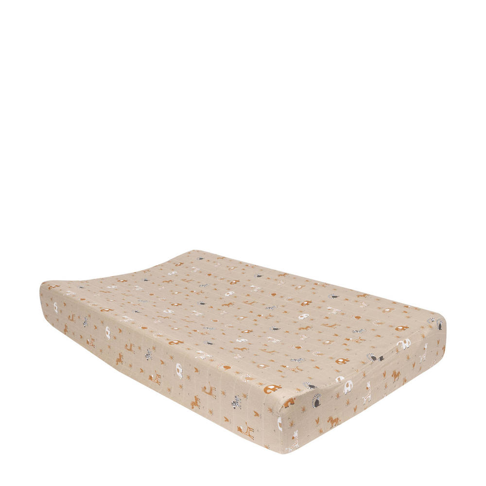 bébé-jou aankleedkussenhoes Muslin Steppe