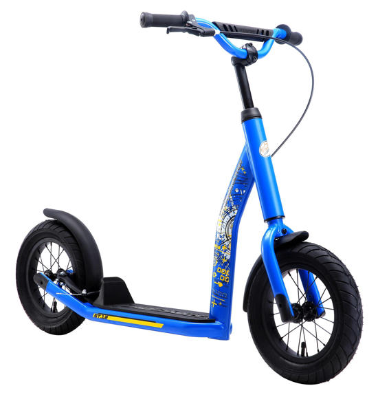 blauwe autopeds