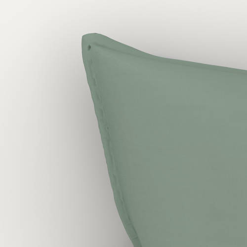 Wehkamp Home perkal katoenen kussensloop groen (60x70 cm) Effen