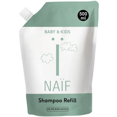 NAÏF Baby & Kids voedende shampoo navulverpakking - 500 ml