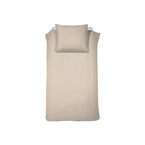 Cinderella katoenen dekbedovertrek 1 persoons Weekend (140x220 cm) Beige